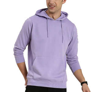 Sudaderas con capucha desgastadas por encargo Streetwear Vintage Acid Wash Pullover Sudaderas con bolsillo desgastado para hombres Sun Faded Men Hoodie - Product Image 1