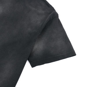 เสื้อยืดพิมพ์ลายสกรีนผ้าไหมสำหรับผู้ชายเสื้อยืดโอเวอร์ไซส์ลายกรดซักวินเทจสำหรับผู้ชายจัดส่งแบบ DP - Product Image 3