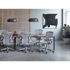 Silla de Oficina Ergonómica con Altura Ajustable, Reposacabezas, Marco de Aluminio, Giratoria, con Asiento de Madera Contrachapada, Espuma, Tela, PP y PU - Product Image 3