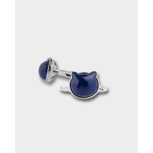 Trendy Brass <b>Cat</b> <b>Ring</b> with Rhodium Rose Gold or Gold Plating and Claw Inlay - Product Image 3