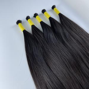 Meilleure vente Extensions de cheveux humains vietnamiens bruts de luxe 100% de haute qualité en vrac cheveux ondulés non transformés de haute qualité - Product Image 5