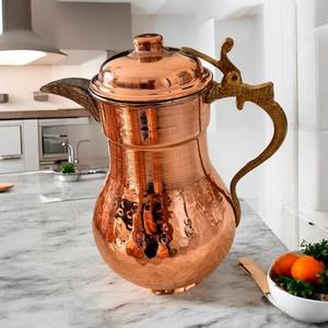 Jarra de cobre casera para agua potable y almacenamiento Jarra de agua de cobre de alta calidad hecha a mano por World Craft IMPEX - Product Image 3