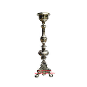 Wholesale Price Home Decorative <b>Cheap</b> Metal <b>Candle</b> Holders Candlestick Handmade <b>Candle</b> Stand on Square Base Custom Print - Product Image 3