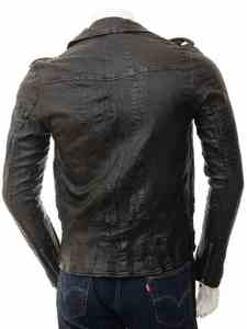 Chaquetas de talla grande para hombre, transpirables de Pakistán, chaqueta de cuero de motorista de alta calidad con patrón de cocodrilo para hombre, recién llegado - Product Image 2