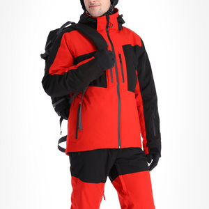 Traje de Esquí para Hombre y Mujer, 2 Piezas, con Cremallera, Chaqueta de Snowboard Aislada con Capucha, Traje de Esquí para Exteriores, Ropa de Senderismo - Product Image 3