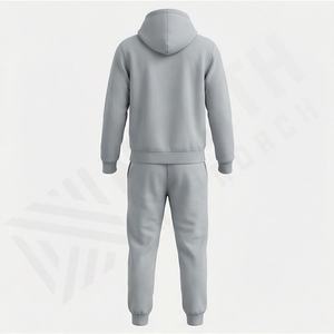 Ensemble de survêtement pour homme élégant, respirant, surdimensionné, jogging, vente en gros, ensemble deux pièces, sweat-shirt et pantalon, logo personnalisé, costume de sport décontracté - Product Image 2