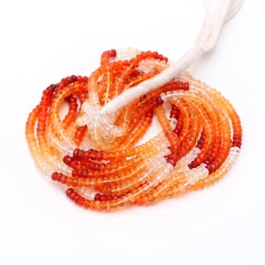 AA calidad Natural mexicano fuego ópalo facetado Rondelle cuentas sueltas piedras preciosas joyería moda mexicano ópalo piedra Mehrajudin cuentas - Product Image 1