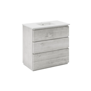 Tocadores de baño de madera maciza de roble/Pino/ACACIA modernos, juego completo de baño de Hotel, precio bajo, suministro directo vietnamita, muebles para el hogar - Product Image 1