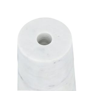 Candelabros de piedra de mármol hechos a mano de lujo blanco moderno, soportes de pilar, el mejor perfecto para bodas, decoración del hogar, regalo elegante para el amor - Product Image 4