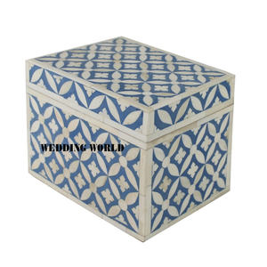 Nouveauté boîte à bijoux en bois boîte de rangement faite à la main d'excellente qualité boîte à bijoux en bois fantaisie de table décorative pour la maison - Product Image 3