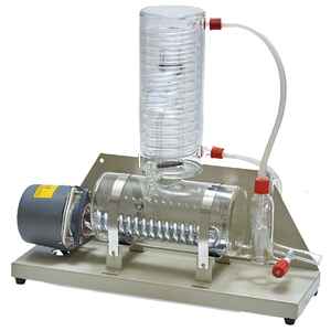 Système de distillation simple en verre borosilicate avec élément chauffant en métal et contrôle thermostatique à tige - Product Image 2