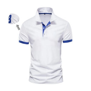 Personalizado OEM y ODM verano transpirable suéter media cremallera Polo alta calidad de secado rápido hombres Polo - Product Image 5