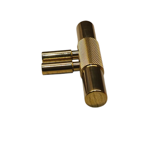 Manijas de gabinete Premium de estética clásica, agarre cómodo de larga duración, diseño moderno personalizado para muebles, PVD de SS304-Gold - Product Image 1