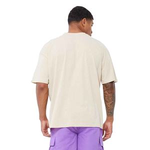 Camiseta de Algodón con Estampado Puff para Hombre, Logotipo Personalizado, Transpirable, Gruesa, Talla Grande, Cuello Redondo, Diseño Sólido, Estampado Puff - Product Image 2