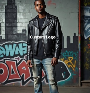 Chaqueta de cuero de diseño personalizado de lujo Fabricante de moda Chaqueta de cuero a medida Fabricante de moda personalizado - Product Image 2