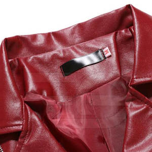 Chaqueta de Cuero para Hombre, Estilo Urbano Premium, Ropa de Invierno, Prenda de Cuero Duradera, Moda Moderna - Product Image 3