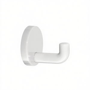 HEWI Pure White Single <b>Hook</b> 477.90.045 65 mm Single Projection 99 Polyamide 60 mm Wall <b>Hook</b> & Coat Rack - Product Image 3