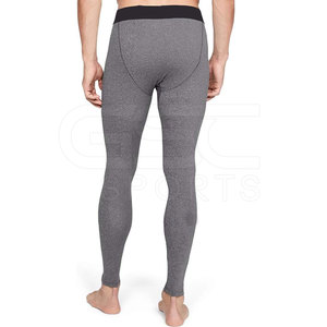 Legging OEM de fábrica para hombre, ropa de gimnasio, mallas ajustadas negras lisas, ropa deportiva de Yoga para hombre, ropa de entrenamiento, mallas - Product Image 3