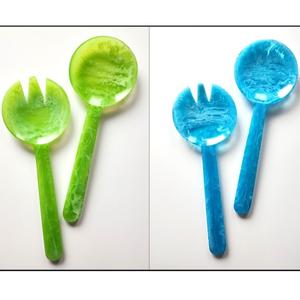 Tenedor de resina hecho a mano de alta calidad directamente de la India, utensilios de madera altamente pulidos, logotipo personalizado para restaurantes de hoteles en casa - Product Image 1