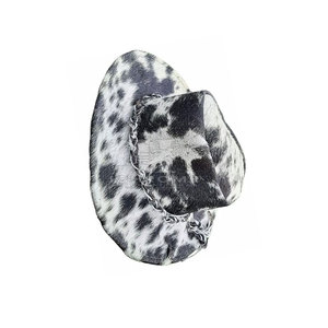 Conception sur mesure la plus vendue pour adulte chapeau en cuir de vachette pas cher prix OEM Service chapeau en cuir de vachette - Product Image 3
