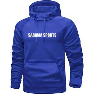 Pull-over uni personnalisé imprimé sweat-shirt Streetwear sweat-shirt à capuche unisexe vierge avec broderie 100% coton/polyester en polaire - Product Image 1