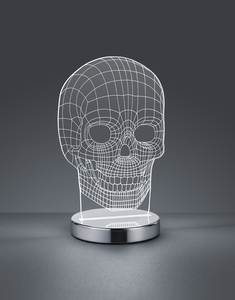 Lampada da tavolo modello Skull, temperatura regolabile, 7W 400Lm (Trio Lighting R52461106) - Product Image 1
