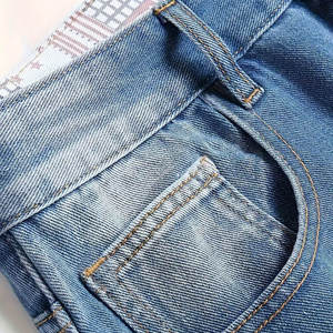 2026 New Arrival Summer <b>Men's</b> Denim <b>Shorts</b> With Unique Chrome Heart Design High Street Style Pants High Quality <b>Men</b> <b>Short</b> <b>Jeans</b> - Product Image 4