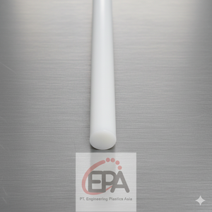Perfect Design HDPE White Rod 65mm x 1m Suitable for businesses producing high-quality machine components with custom specs - Product Image 1