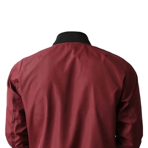 Chaquetas de bombardero de estilo caliente para hombre a la venta tela de lona con cuello levantado y decoración de patrón de invierno - Product Image 5