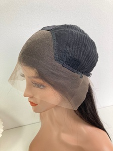 Cabello crudo 13x4 HD LACE Bone peluca Frontal recta Negro natural 18 pulgadas-cabello rizado vietnamita-color natural-Cabello Remy - Product Image 5