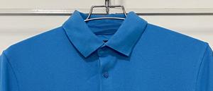 Camisa de Hombre con Botones, Logotipo Personalizado, Cómoda, Transpirable, de Algodón, Nuevo Diseño, Patrón Sólido, Cuello Alto Tejido, Casual, Corta - Product Image 2