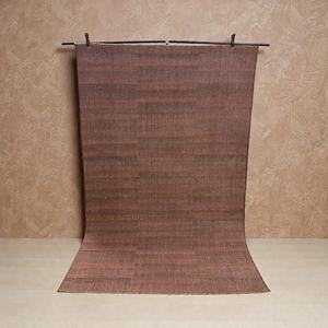 Alfombra Abstracta Tejida a Mano en Tonos Marrón y Rosa |   Alfombra Moderna Minimalista Ecológica de Fibra Natural, Apta para Mascotas |   Lana Hecha a Mano - Product Image 6