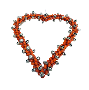 Design impressionnant décoratif suspendu coeur fer/perles tenture murale nickelage pour la décoration de la maison à la main - Product Image 3