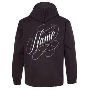 Veste d'entraîneur légère et résistante à l'eau pour hommes Style vintage Memory Windbreaker Thick Bomber Jacket for Winter OEM service - Product Image 4