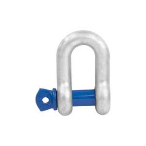 K1059 Galvanized Steel Straight Shackle for Mining Rigging - Product Image 1