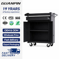 Coffre à outils roulant en acier verrouillable pour garage de réparation automobile – Rangement intelligent pour outils quotidiens
