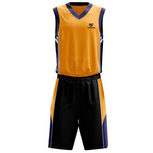 Uniforme de Baloncesto Personalizado de Último Diseño, Transpirable, Estampado, de Secado Rápido, 100% Poliéster, Ropa Deportiva para Hombre - Product Image 1