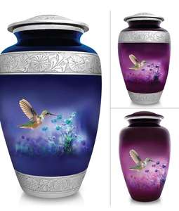 Custom Handmade Eco-Friendly Traditional Aluminium Keepsake <b>Urns</b> for Adults Babies Wholesale Unique Human Cremation Funeral <b>Urns</b> - Product Image 5