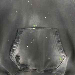 Sweat à capuche 100% coton de qualité supérieure |   Unisexe, délavé à l'acide, décoloré |   Style de rue, broderie personnalisée, prix bas - Product Image 5