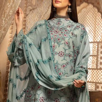 Pakistan hint Salwar Kameez dikişli Shalwar Kameez hazır Anarkali elbisesi bez Eid koleksiyonu satış elbise