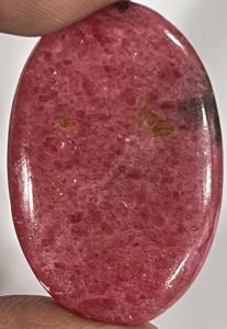 พลอยโรโดไนต์สีชมพูธรรมชาติ เกรด AAA รูปทรงคาโบชอง ขนาด 20-30 มม. - Product Image 5