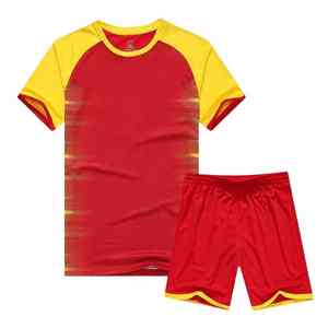 ชุดฟุตบอลผู้ใหญ่แบบสั่งทำพิเศษ พิมพ์ลายแบบระเหิด แห้งเร็ว ชุดทีมกีฬา เสื้อผ้ากีฬา ระบายอากาศได้ดี - Product Image 1