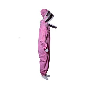 Traje de apicultura de color rosa 2025/traje de protección de abejas traje de apicultura de cuerpo completo de algodón profesional hecho por América - Product Image 6
