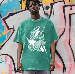 Camiseta de Hombre de Alta Calidad, 100% Algodón, Gruesa, Fabricante Personalizado, Estilo Holgado, Recortada, Diseño Gráfico Urbano - Product Image 2