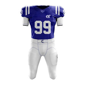 Dernier design d'uniforme de football américain pour hommes adultes, tissu respirant en polyester de haute qualité, prix de gros - Product Image 1