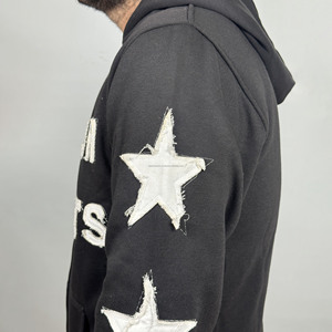Haute qualité 100% coton épais blanc plaine poids lourd sans cordon sweats à capuche unis unisexe sans ficelle Logo personnalisé bases sweats à capuche - Product Image 4