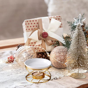 Luxury Metal <b>Wax</b> <b>Burner</b> and Bowl <b>Wax</b> <b>Melt</b> Oil <b>Burner</b> With Unique Design and Wedding Decorative Supplies - Product Image 5