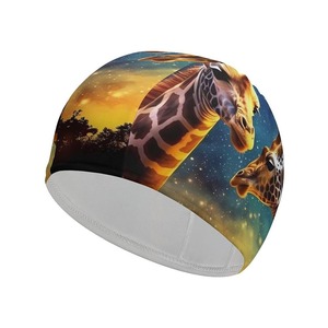 Gorro de natación cómodo para nadar Gorro de natación universal para niños y niñas Gorro de PU para niños - Product Image 4