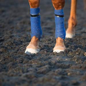 Vendas de Forro Polar para Caballos de Polo, Vendajes Elásticos para Patas, Soporte para Patas de Caballos para el Cuidado Equino - Product Image 6