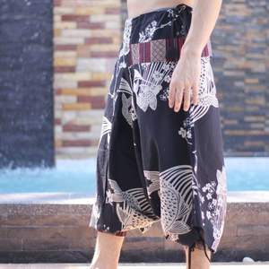 100% pantalones de cintura con cordón informal de algodón con cintura elástica diseño de lona frontal plana servicio OEM ligero disponible - Product Image 3